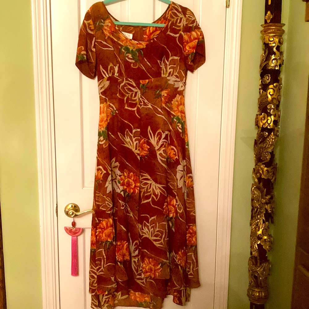 🎉🏆💕HP Escada silk maxi dress🎈🎊🍾 - Picture 1 of 4